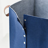 Home Square Felt Dirty Clothes Basket Foldable Large