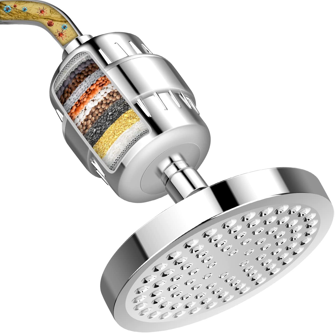 15-level Filter 6-inch Supercharged Shower Suit