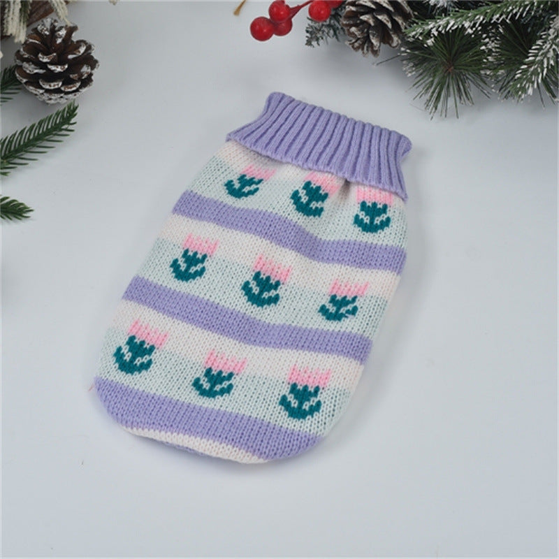 Pet Sweater Thickened Dogs and Cats Sweater