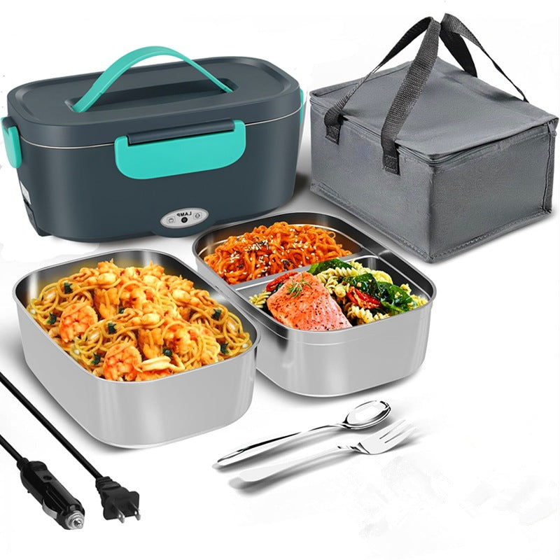 Electric Lunch Box No Water Injection Portable Heating Lunch Box