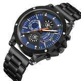 Steel Belt Multifunctional Sports Watch Men's Waterproof Luminous