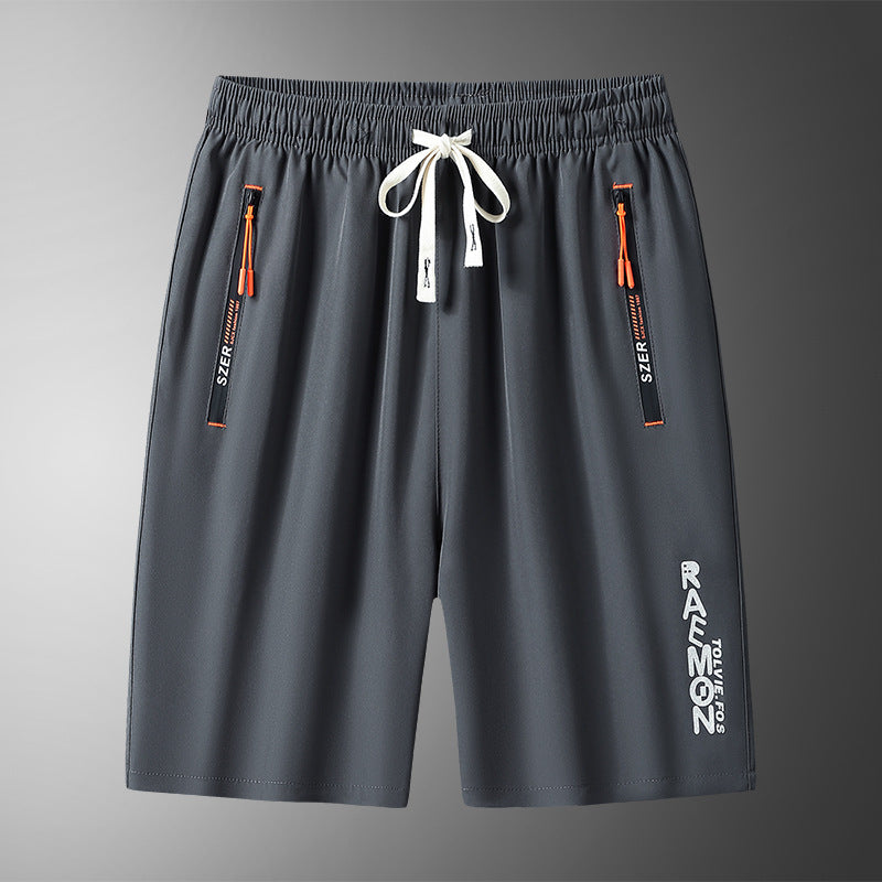 Loose Breathable Men's Fifth Pants