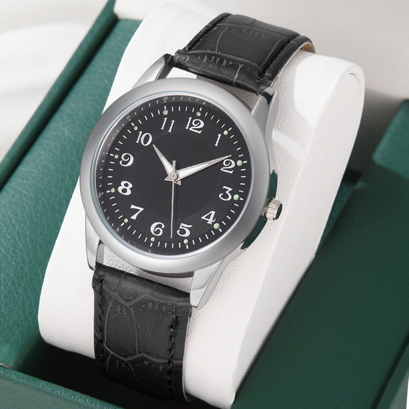 Men's Leather Belt Quartz Watch