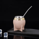 Stainless Steel Madai Cup Double-layer Vacuum With Straw Cup