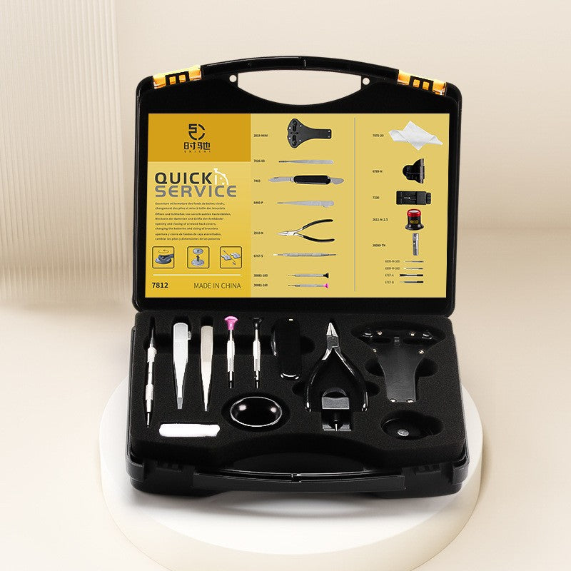 Watch Repair And Disassembly 17 Pieces Repair Watch Toolbox Household