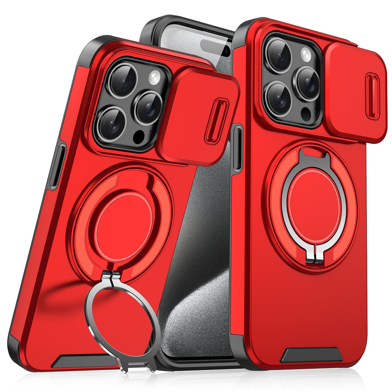 New Sliding Window Bracket Drop-resistant Phone Case