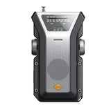 Multifunctional Outdoor Solar-powered Hand-shake Radio Flashlight