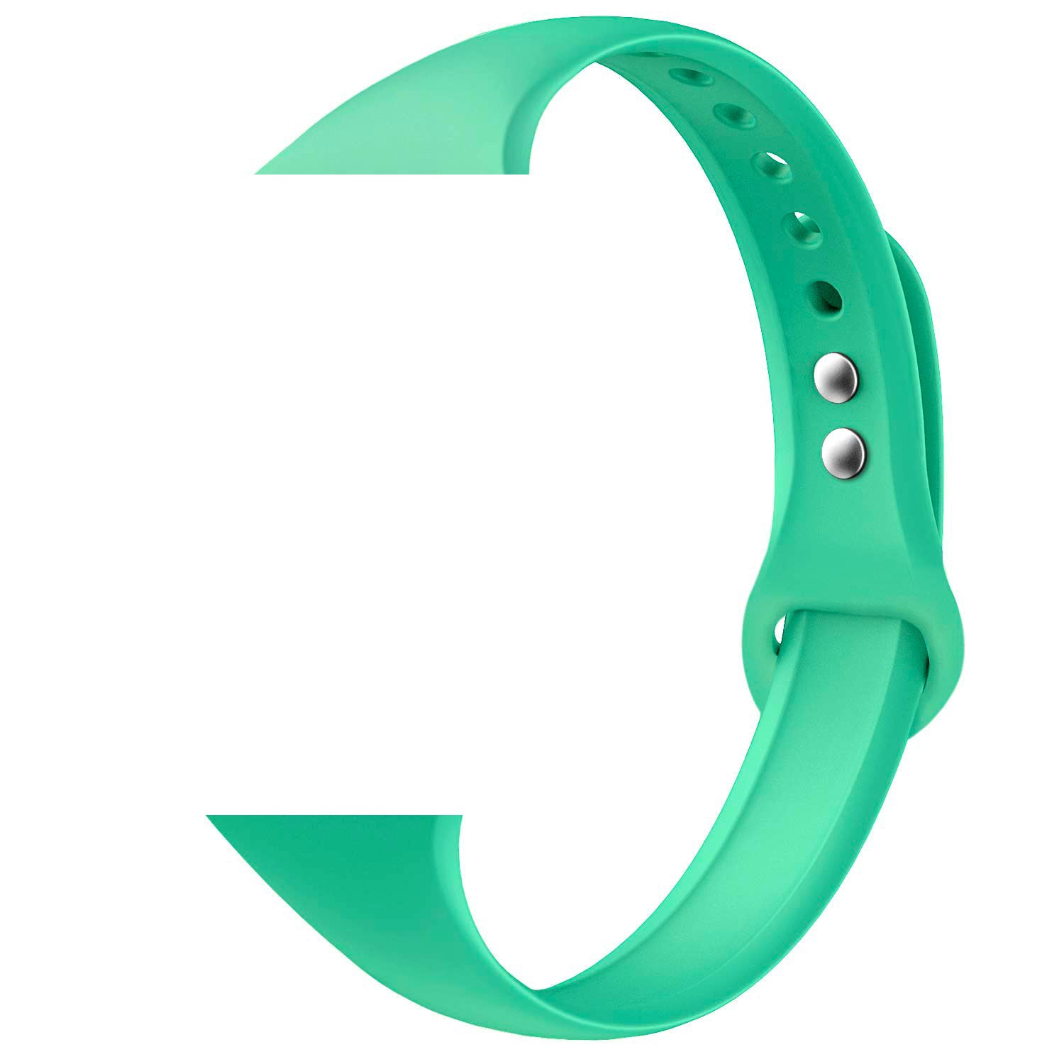 Small Waist Silicone Watch Strap Double Buckle Snap Button