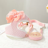 Hand Holding Rope Chest Strap Small Puppies