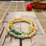 Retro Double-layer Ceramic Bracelet For Women