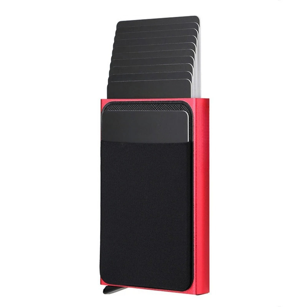 Add Purse Lycra Stickers Automatic Pop-up Anti-theft Credit Card Box