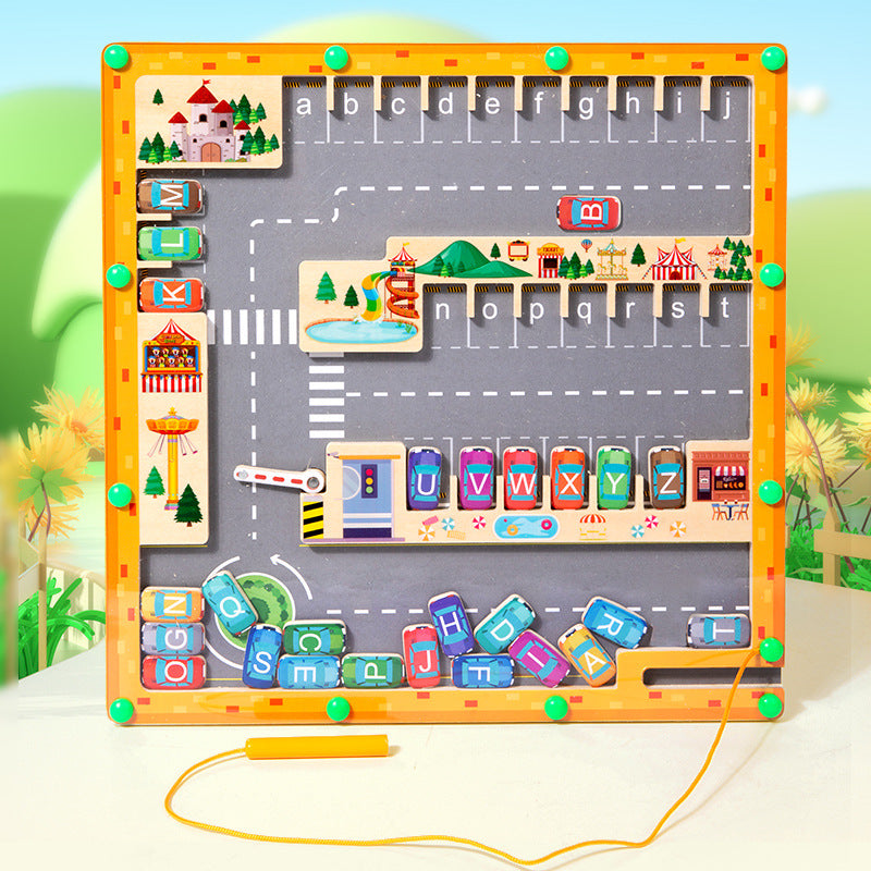 Educational Magnetic Maze Montessori Early Education Toys