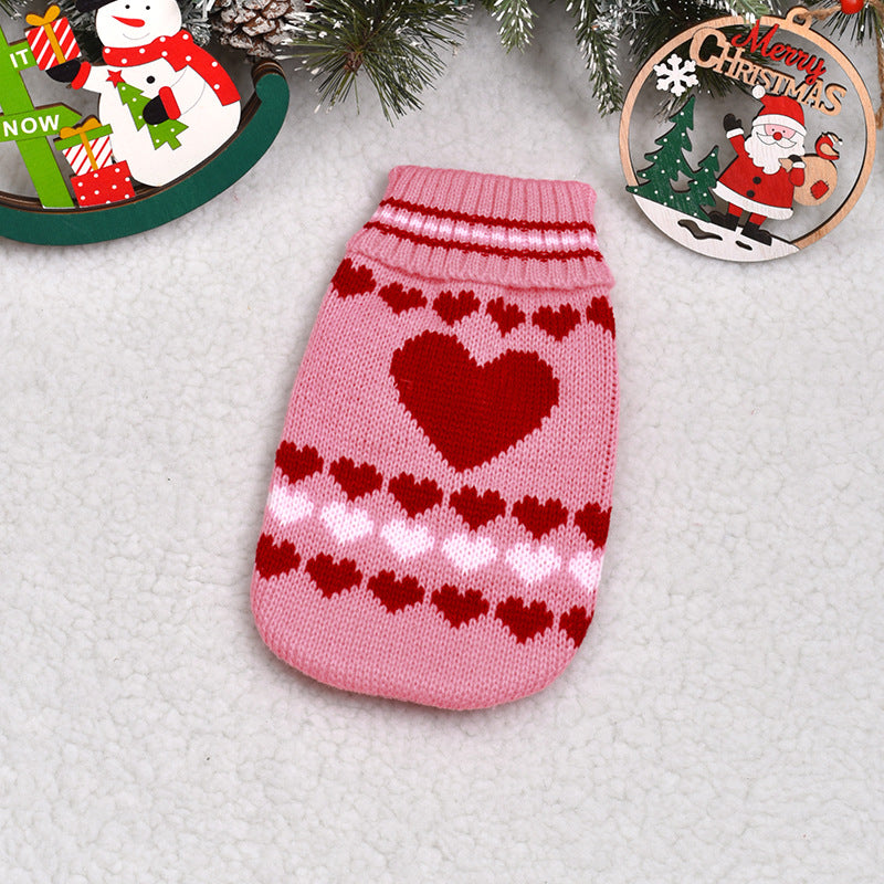 Pet Sweater Thickened Dogs and Cats Sweater