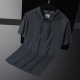 Quick-drying Hooded T-shirt Exercise Workout Clothes High Elasticity