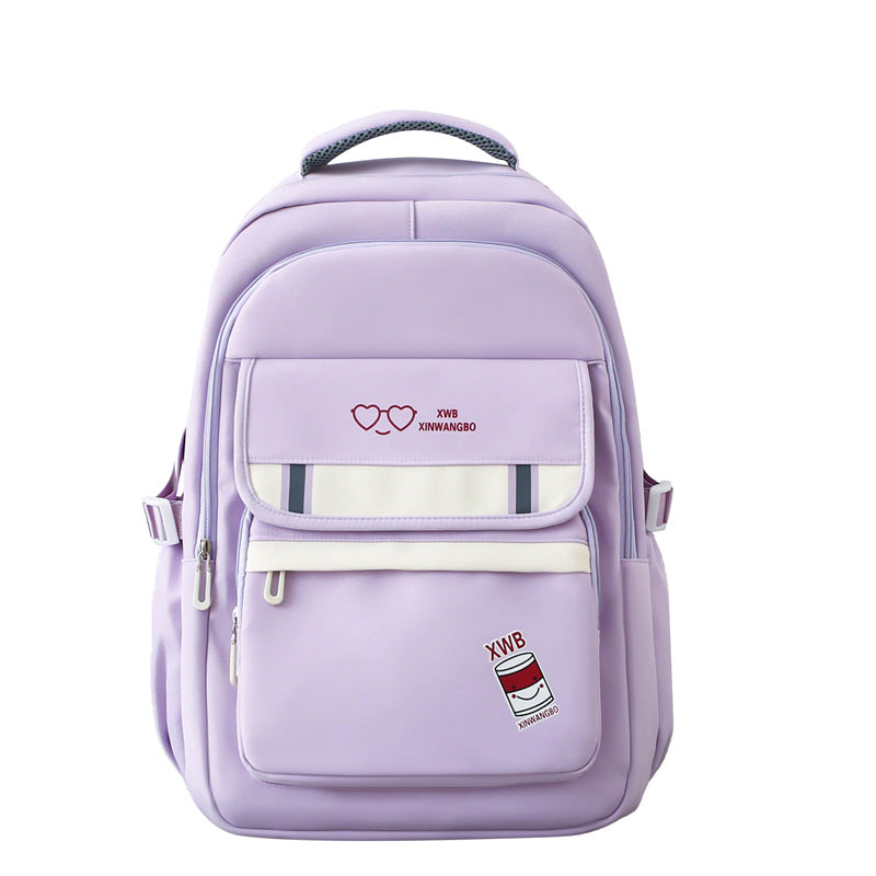 Korean Style Backpack Simple Good-looking Backpack Girls' Large Capacity