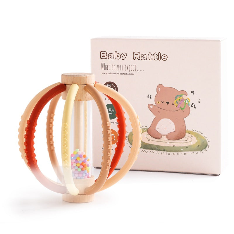 Children's Teether Hand Ball Three-dimensional Rattle Soothing Molar Toys