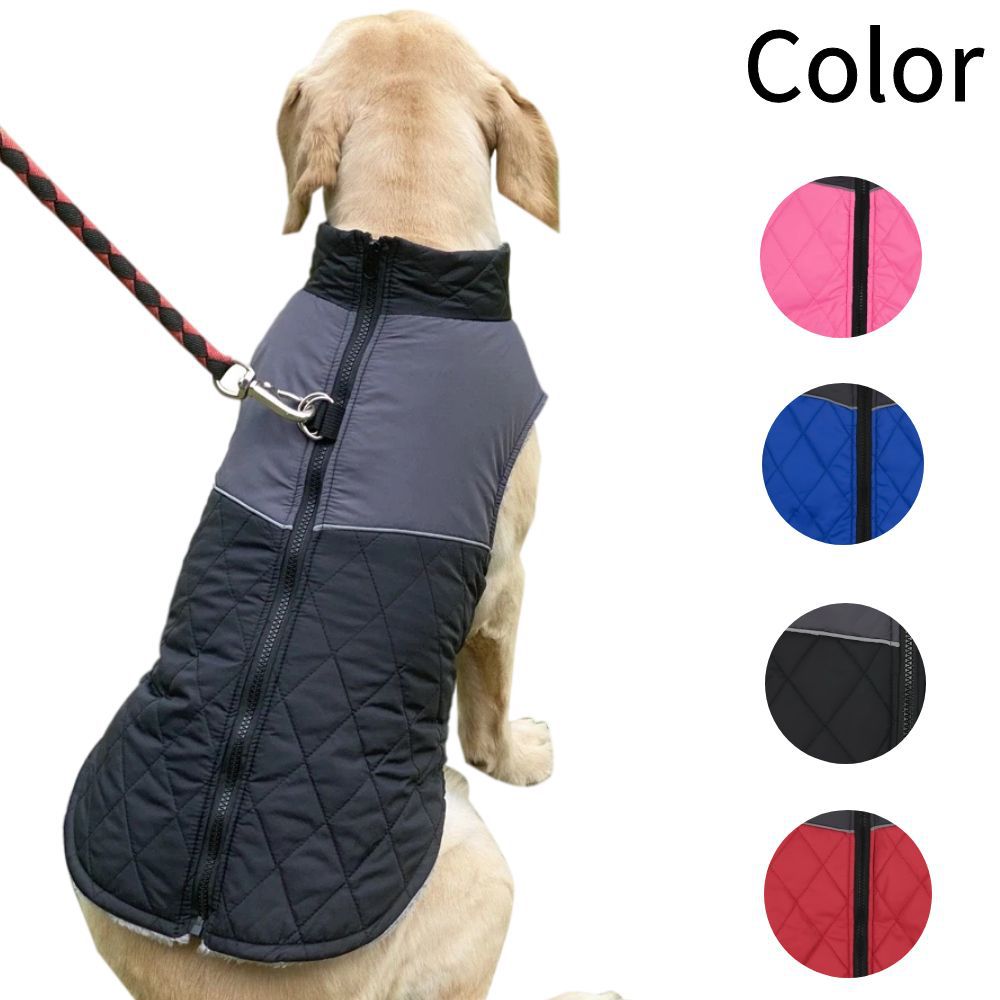 Chest Back Outdoor Pet Clothes Autumn And Winter Dog Clothes Waterproof