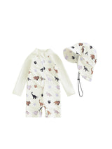 Hat One-piece Long Sleeves Children's Swimsuit
