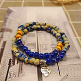 Retro Double-layer Ceramic Bracelet For Women
