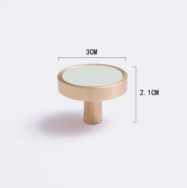 Brass Cowhide Furniture Cabinet Extended Door Handle