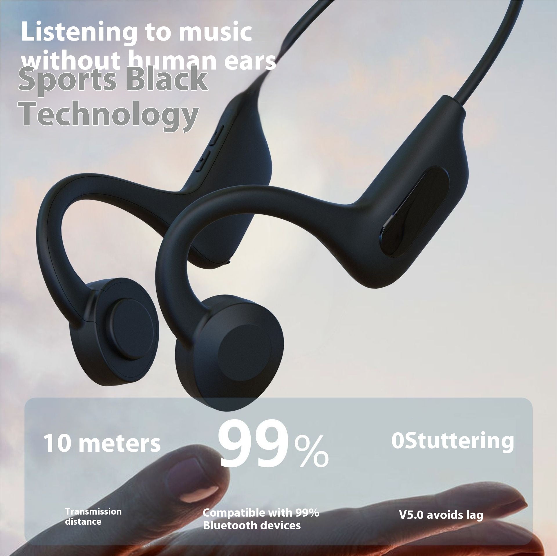 YYK-Q33 Bluetooth Headset For Bone Conduction Wireless