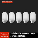 Hook Punch-free Kitchen Bathroom Behind The Door Traceless Load Bearing Stainless Steel