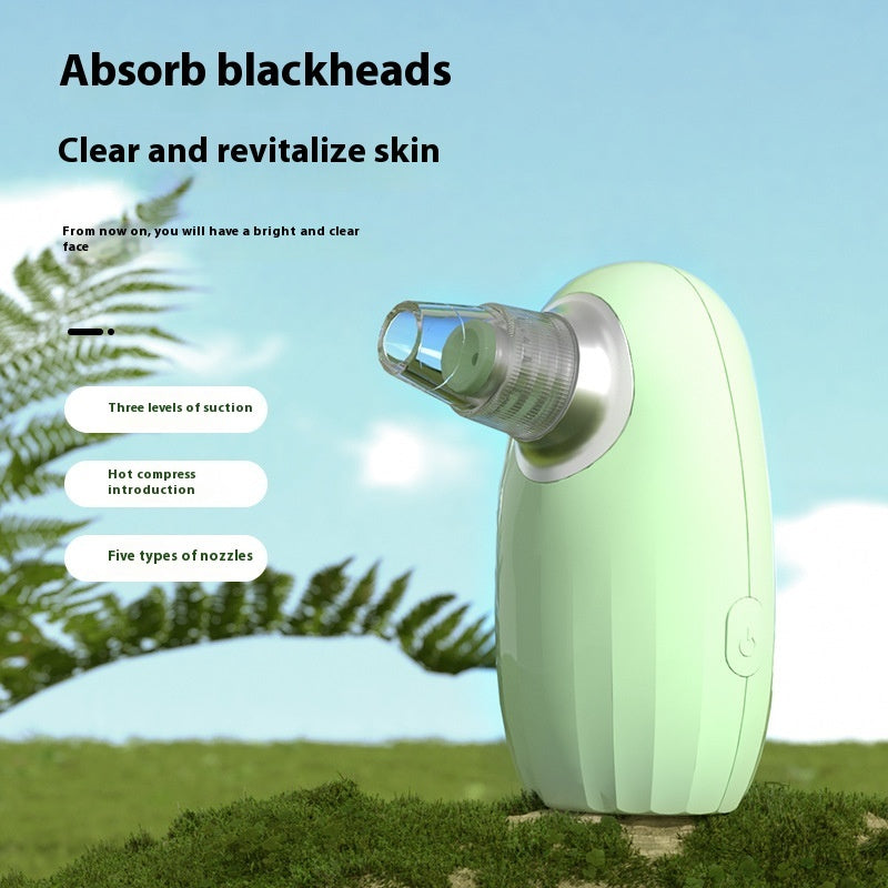 Handheld Household Portable Fat Pier Heating Facial Cleaner