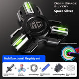 Glowing Fingertip Spinning Top Metal Pressure Reduction Toy