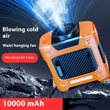 Waist Hanging Fan With Charging Function