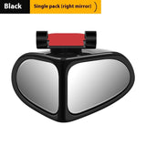 Car Front And Back Wheels Blind Area Rearview Mirror 360 Degree Reflector