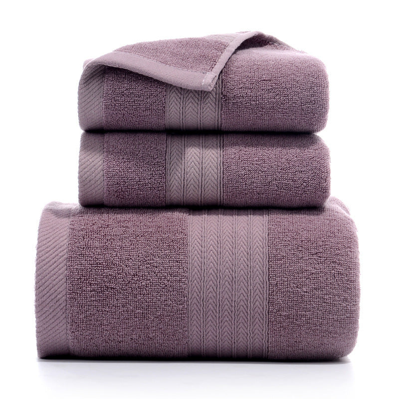Pure Cotton Towels Three-piece