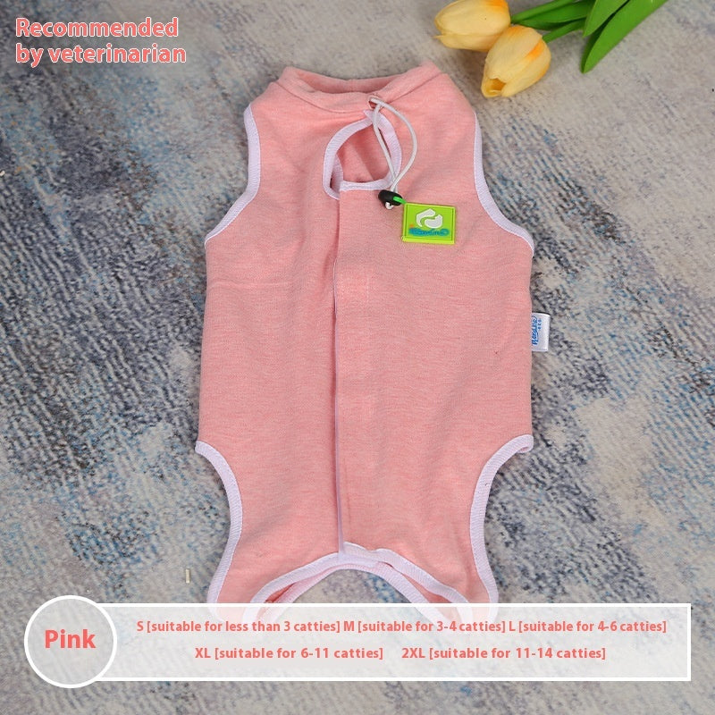 Wholesale Pet Sterilization Clothing Anti-licking Anti-stripping Post-weaning Dog Cat Clothes Cat Sterilization