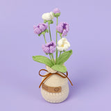 Handmade Wool Knitted Flower Pot
