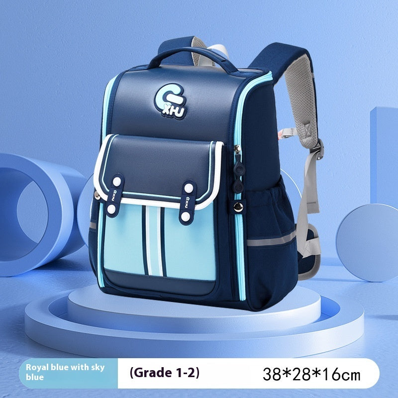 Primary School Boys And Girls Large Capacity 1-6 Grade Burden Reduction Waist Support Astronaut Bag