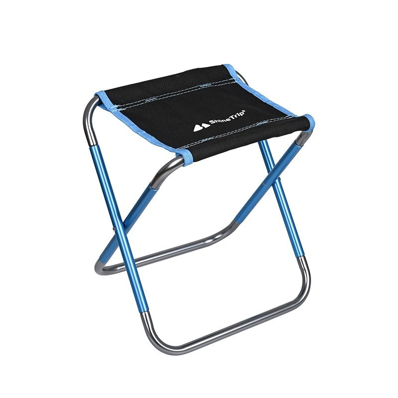 Aluminum Alloy Fishing Barbecue Portable Train Camp Chair Camping Outdoor Folding Stool