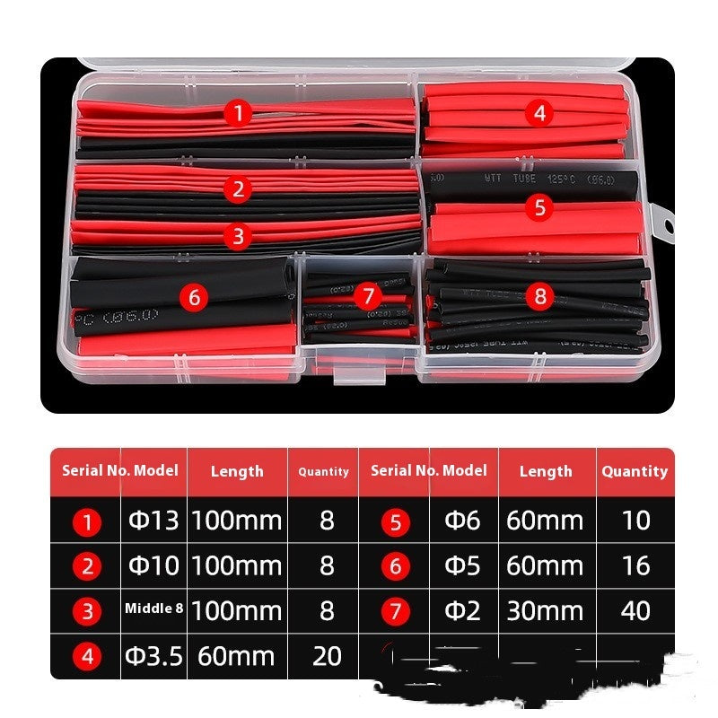 150pcs Boxed Environmental Protection Heat Shrinkable Sleeve Tube