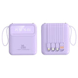 Mini Small Large Capacity With 4 Lines Power Bank