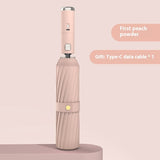 Automatic Folding Umbrella With Fan