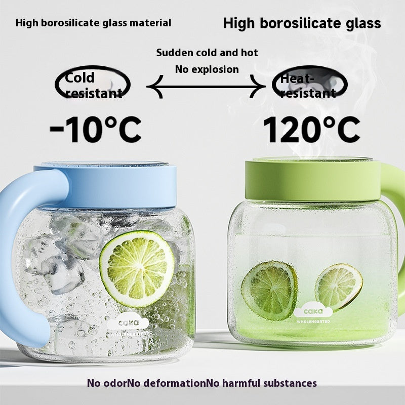 Creative High Temperature Resistant Handle Leak Pot Tea Cup