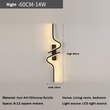 Bedroom Bedside Lamp Modern Minimalist Background Wall Lamp
