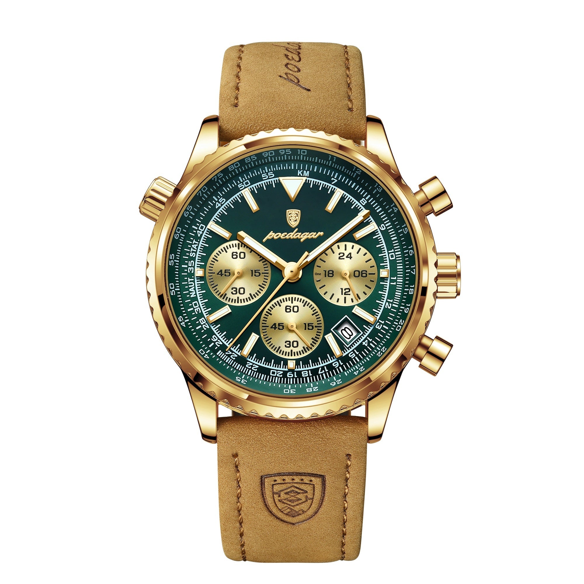 Men's Multifunctional Fashionable Waterproof Night Light Watch