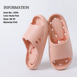 Women's Indoor Non-slip Bath Leaking Bathroom Slippers