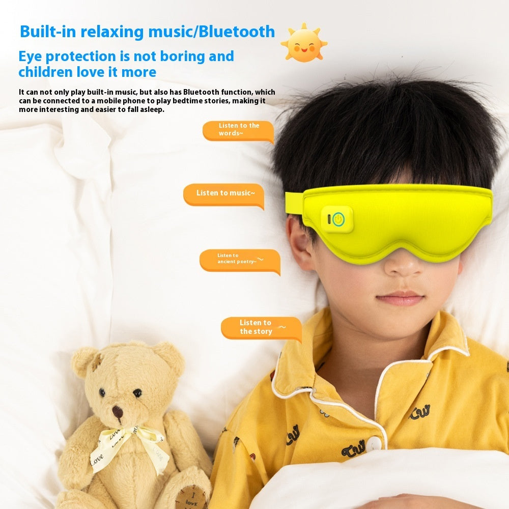 3d Hot Compress Massage Eye Mask Children Rechargeable Shading Massage Steam Eye Care Machine