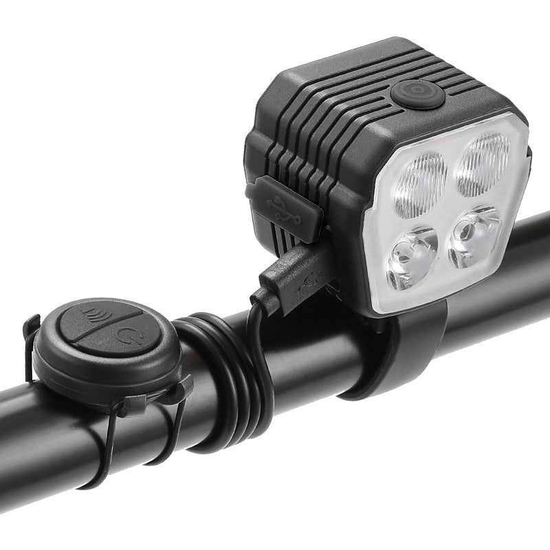 Bicycle Riding Horn Light Mountain Bike Road Night Flashlight