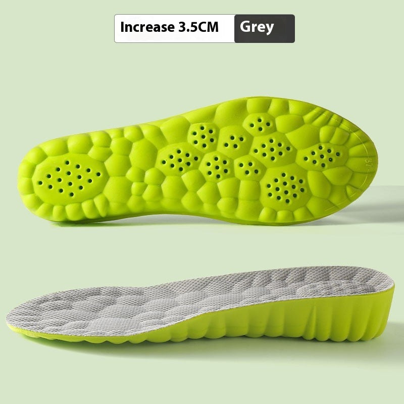 Height Increasing Insole High Elastic Shockproof Breathable Sweat Absorbing