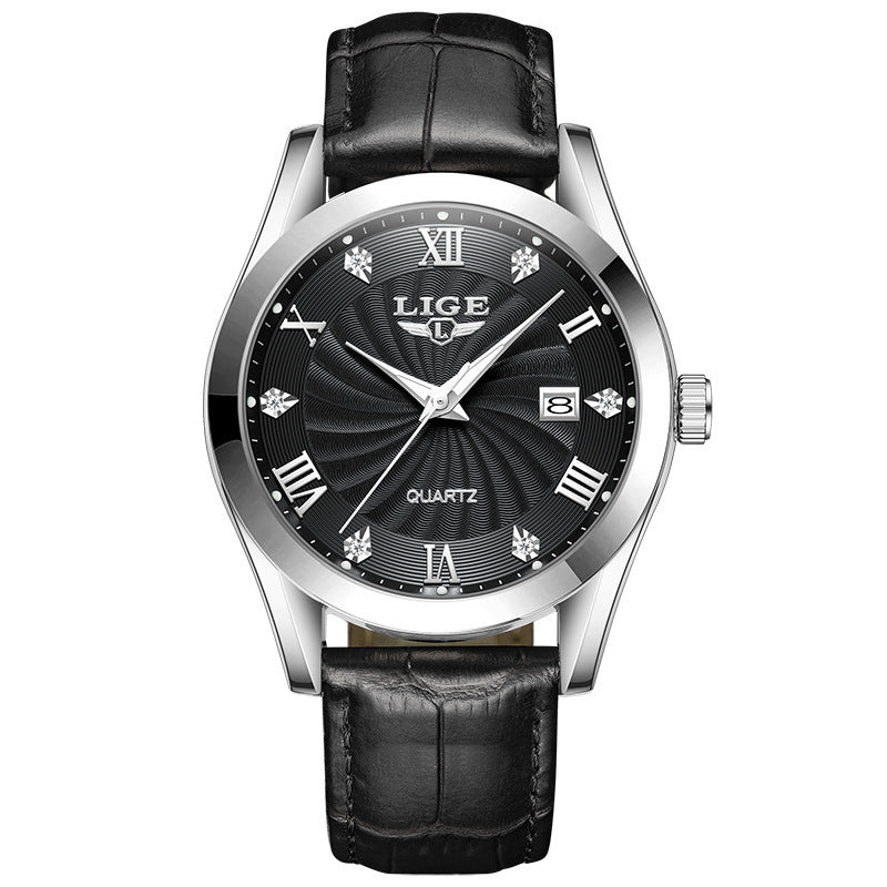 Middle-aged And Elderly Men's Watch Fashionable Simple Waterproof