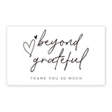 Thank You Card Coated Paper Card