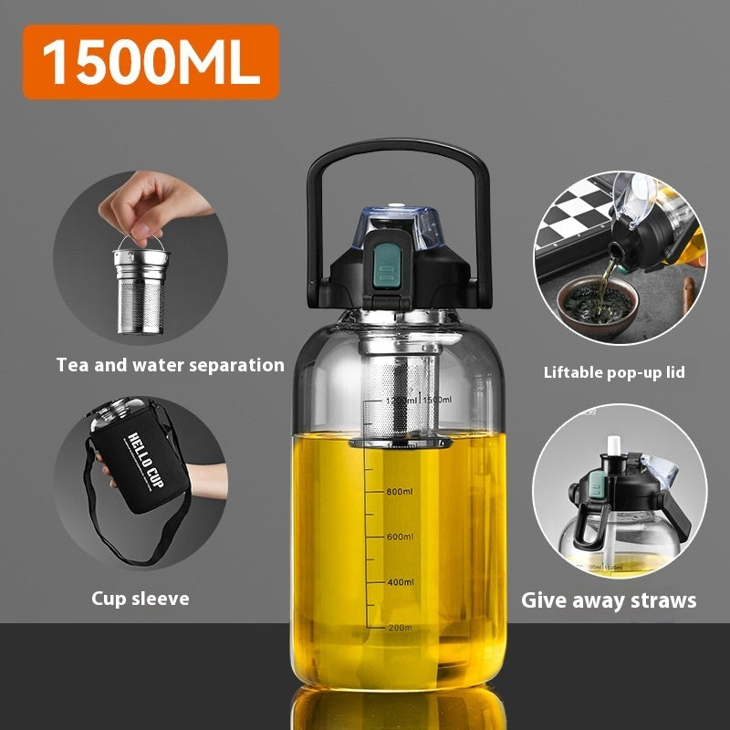Hand-held Water Cup Large Capacity Men's Summer Sports Drop-resistant