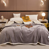 Simple And Stylish Warm Milk Velvet Blanket