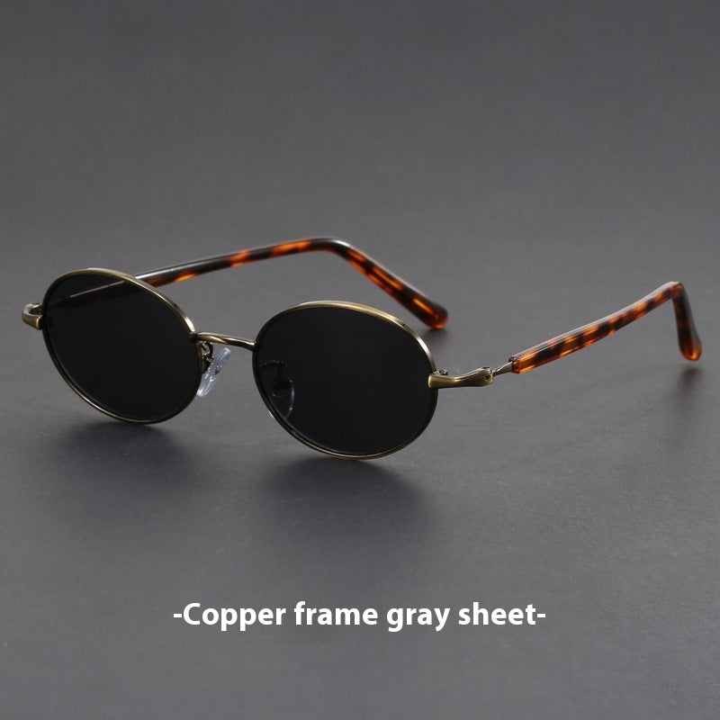 Oval TR90 Temple Retro Round Glasses Republic Of China Style